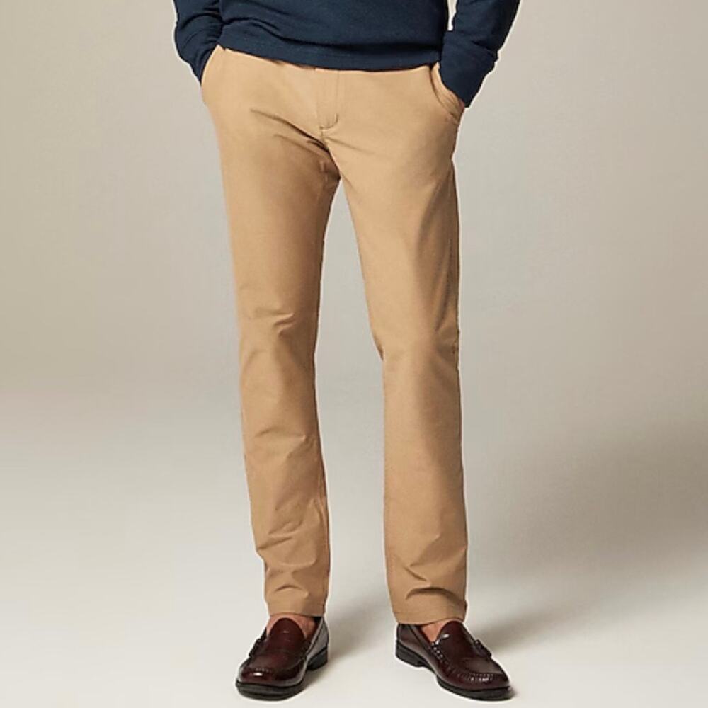 J Crew Women's 484 Slim Fit Performance Tech Chino Pant 29 x 32 Khaki Tan